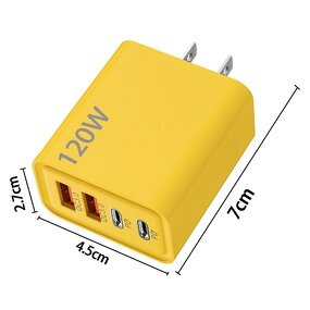 Fast Charger Supplier - 120W Ultra Fast 3PD 3USB Type C OEM