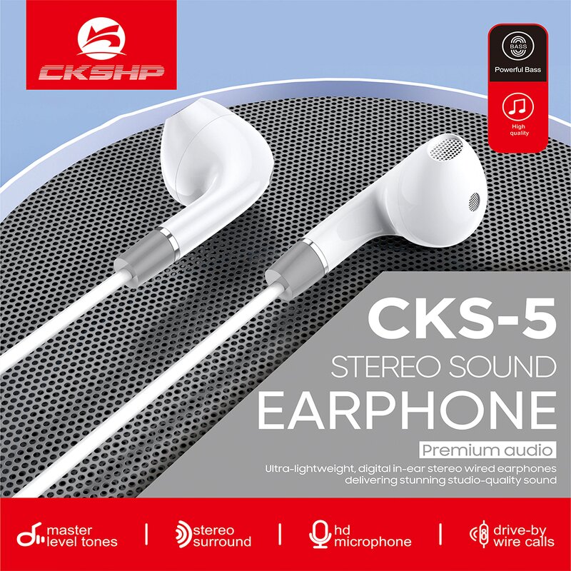 Wired Earphone Manufacturer - CKS-5 HiFi Bass Noise Isolating