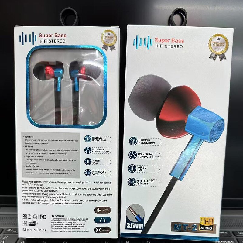 Wired Earphones Supplier - Metal Case Heavy Metallic Finish