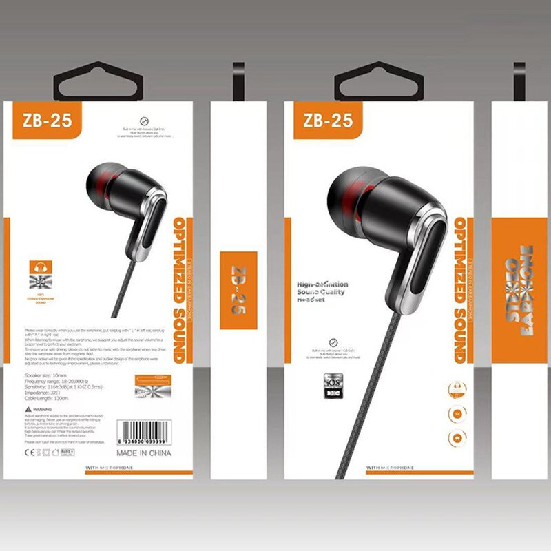 Wired Earphones Manufacturer - Sp16 JL Chipset IPX3 Waterproof