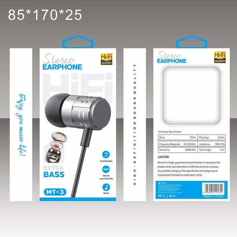 Wired Earphone Supplier - New Product Hifi Music Gaming