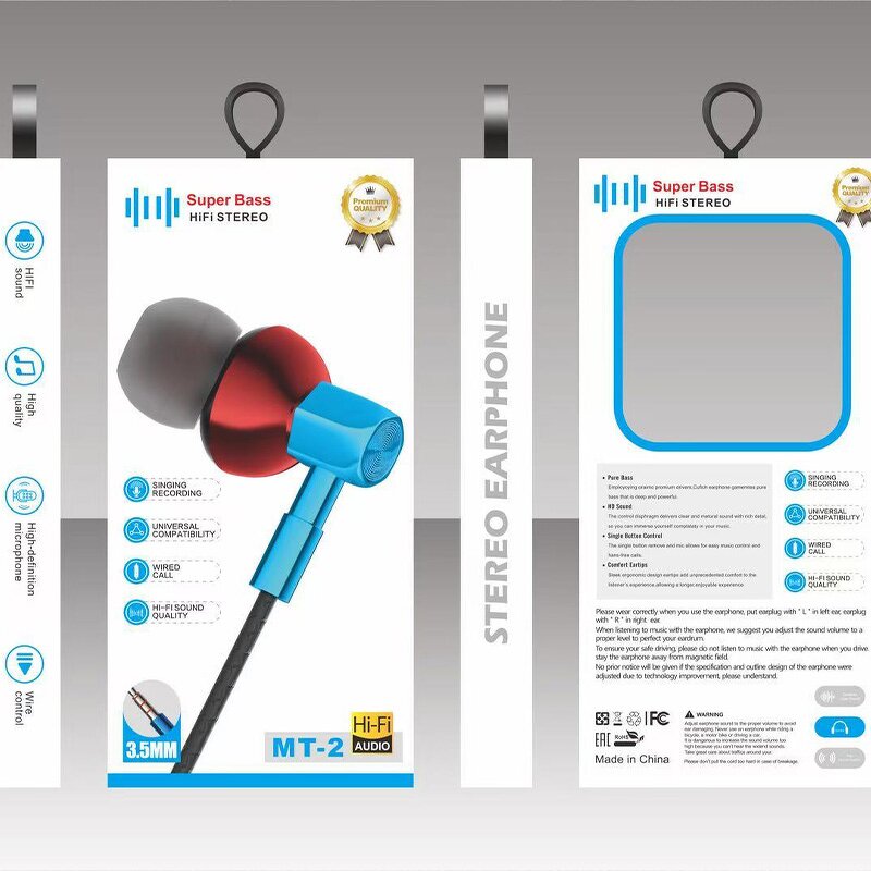 Wired Earphones Supplier - Metal Case Heavy Metallic Finish