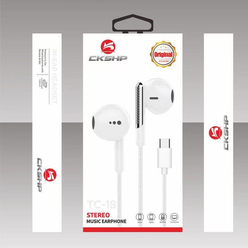 Wired Earphone Supplier - CKSHP Type-C Semi-in-Ear JL