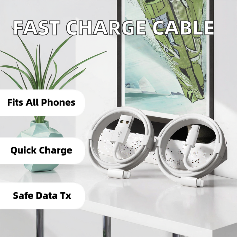 USB Cable Manufacturer - 1M White 3A Fast TPE Secure