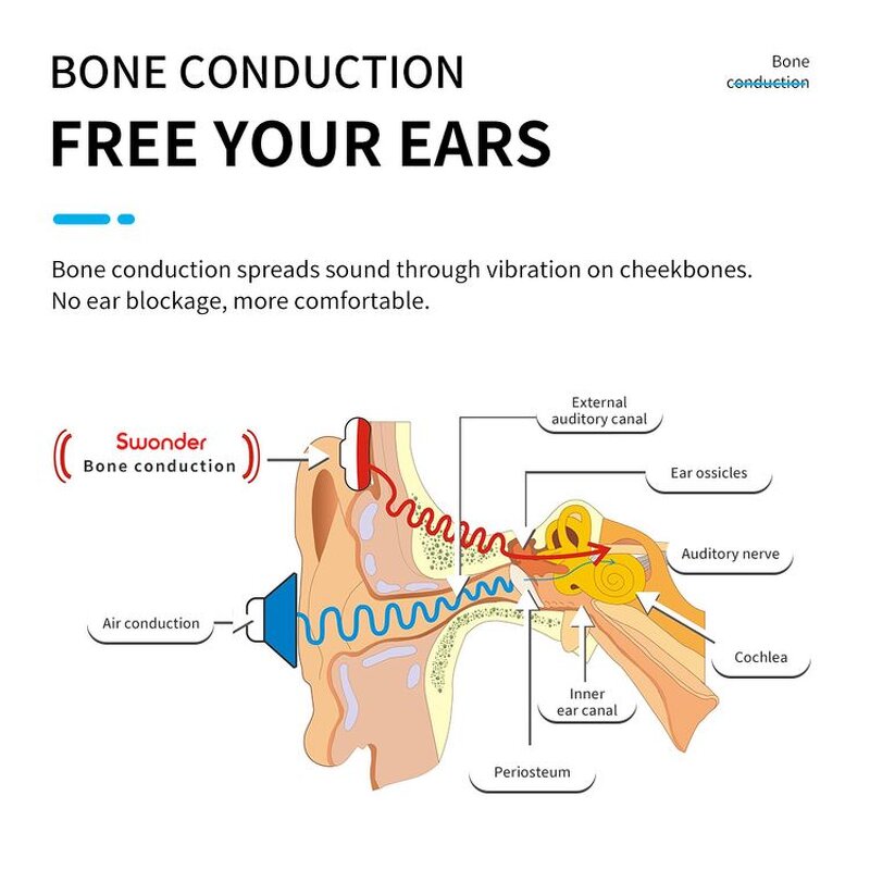 Swim Coach Talk Headset Manufacturer - Waterproof Wireless Bone Conduction