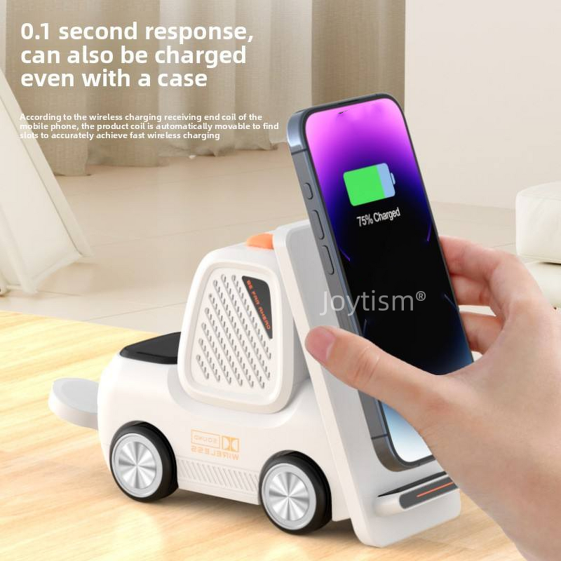 Wireless Charging Station Supplier - 5 in 1 with BT Speaker