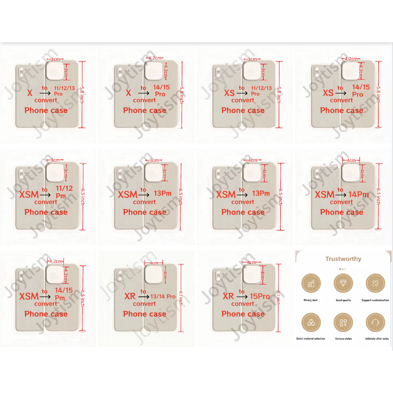 Mobile Phone Case Manufacturer - XR Convert to 15Pro Style