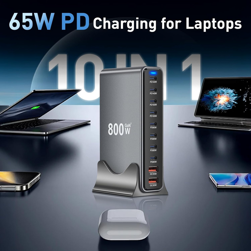 Charging Station Supplier - 800W Portable Multi Port Fast