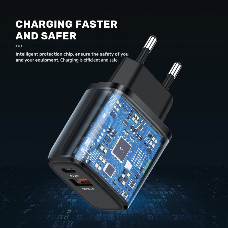 Fast Charger Manufacturer - PD 30W 20W Gan Multi USB Type C