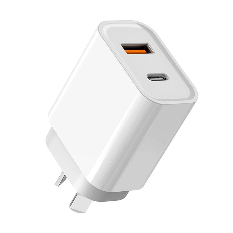 Wall Charger Supplier - SAA PD 20W Dual Port QC3.0 Fast