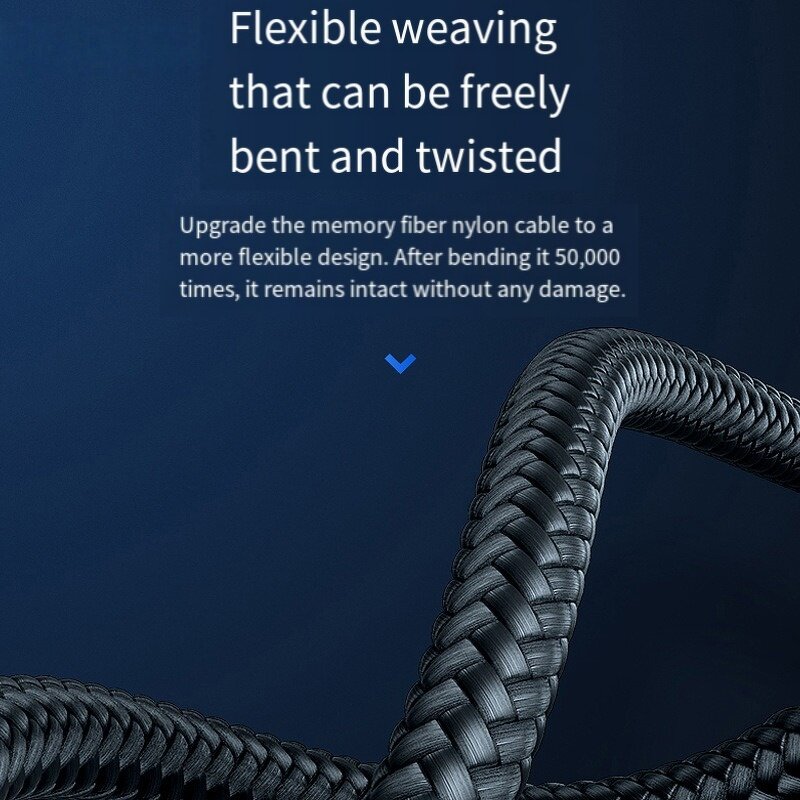 Data Cable Manufacturer - Nylon Braided Type-C 6A Fast Charging