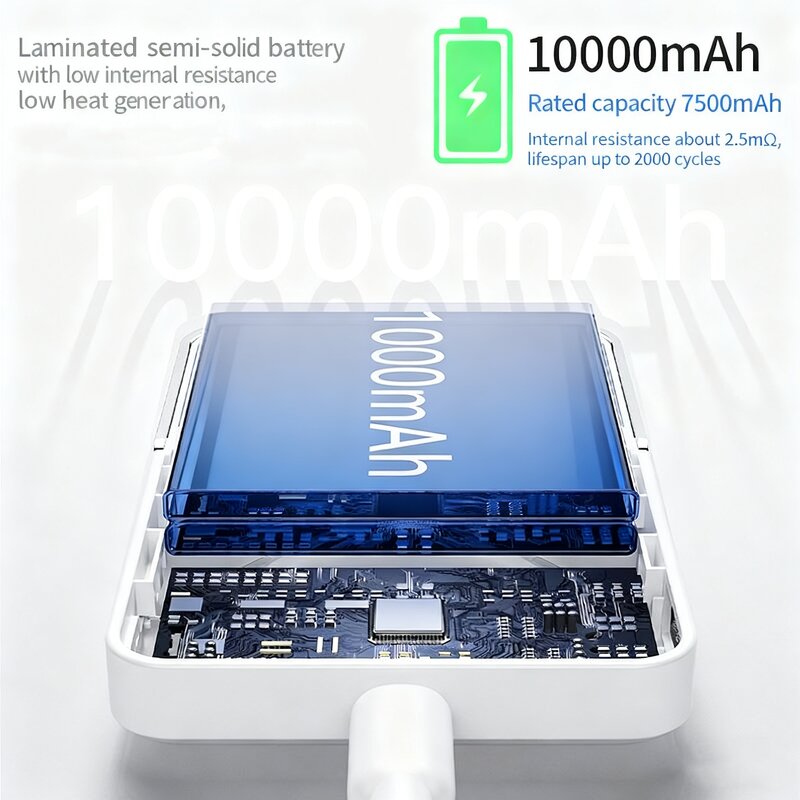 Power Bank Supplier - Qi2.2 25W 10000mAh Magnetic Wireless