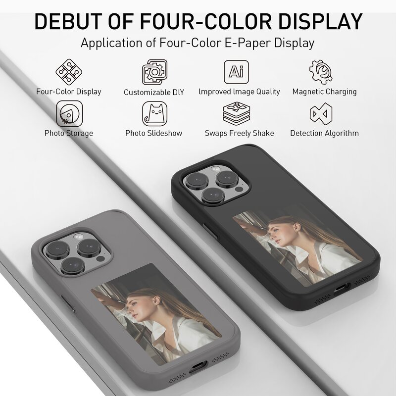 Smart Phone Case Supplier - DIY 4 Color NFC E-Ink Display