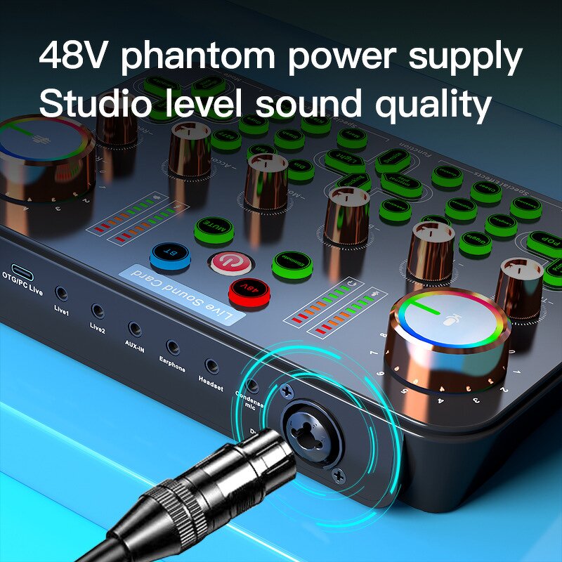 Live Sound Card Manufacturer - 48V Broadcast Equipment