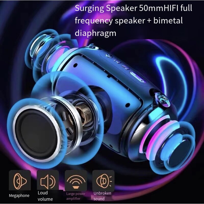 Bluetooth Speaker Manufacturer - Portable RGB LED Subwoofer