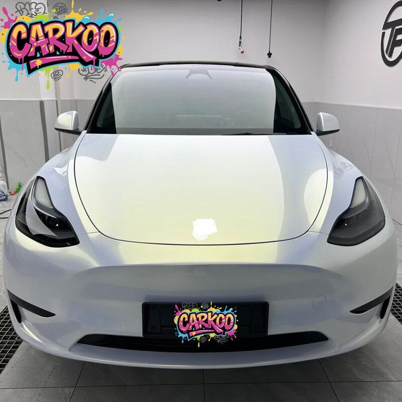 Car Color-Changing Film Manufacturer - Rainbow Laser Glacier Blue