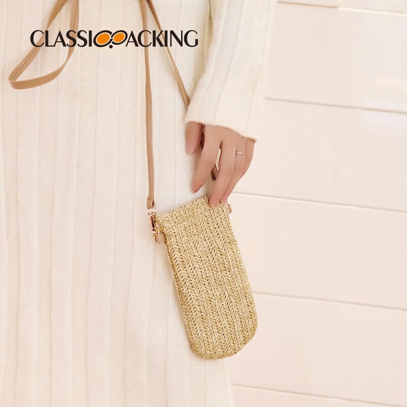 Crossbody Bag Manufacturer - PP Grass Woven Small Bag