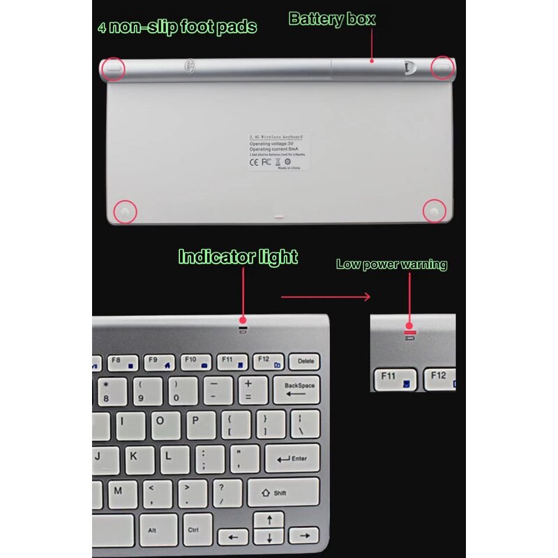 Keyboard Mouse Set Manufacturer - Wireless Dry Battery 2.4G