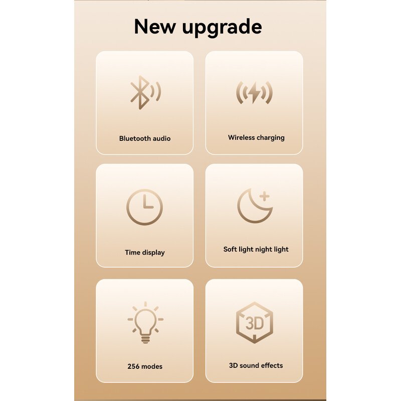 Wireless Charging Speaker Manufacturer - RGB LED Alarm Clock