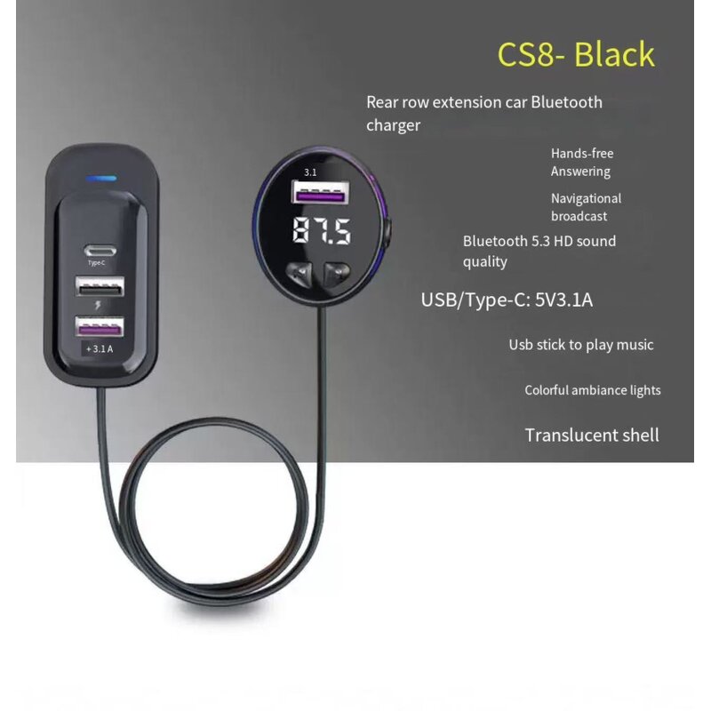 Car Charger Manufacturer - Multi-port MP3 Player Audio