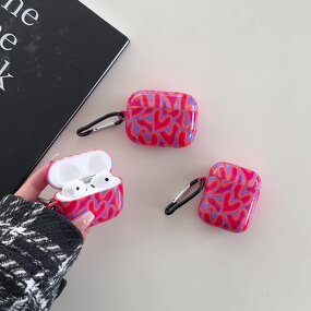 AirPods Case Manufacturer - Leopard Print TPU with Hooks