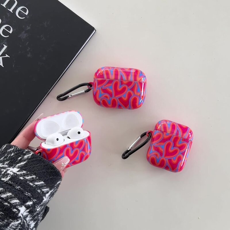 AirPods Case Manufacturer - Leopard Print TPU with Hooks