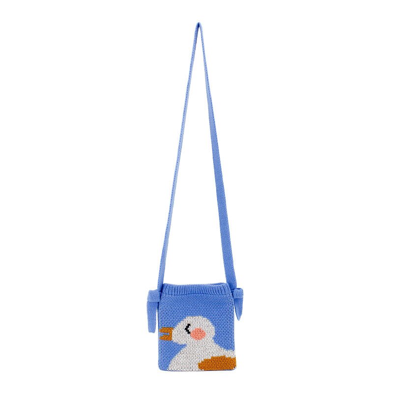 Crossbody Bag Manufacturer - Duck Knitted Oblique Span Bag