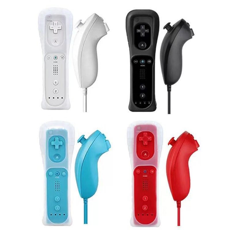 Wii Game Console Manufacturer - Wireless Curved Handle Vibration