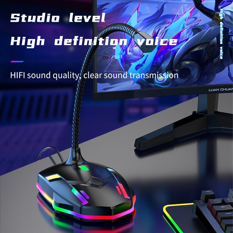 USB Microphone Manufacturer - RGB Gaming Desktop Condenser