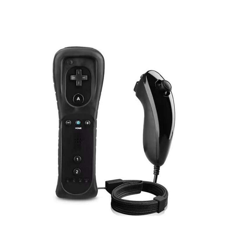 Wii Game Console Manufacturer - Wireless Curved Handle Vibration
