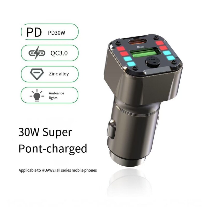 Car Charger Manufacturer - PD30W Fast Charge QC3.0