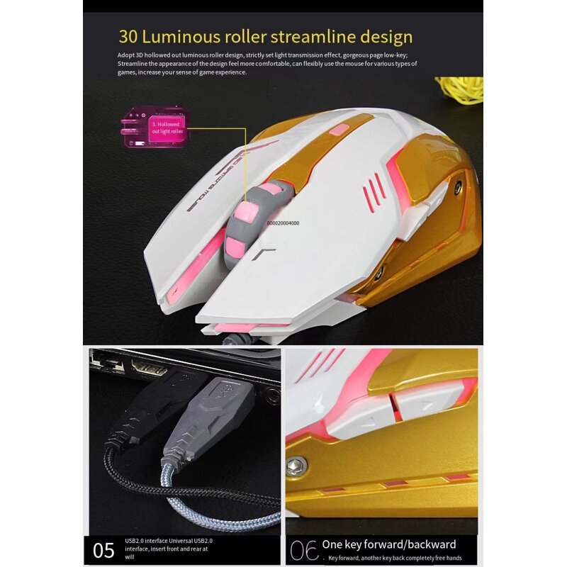 Keyboard Mouse Set Manufacturer - Mechanical Feel Esports Peripherals