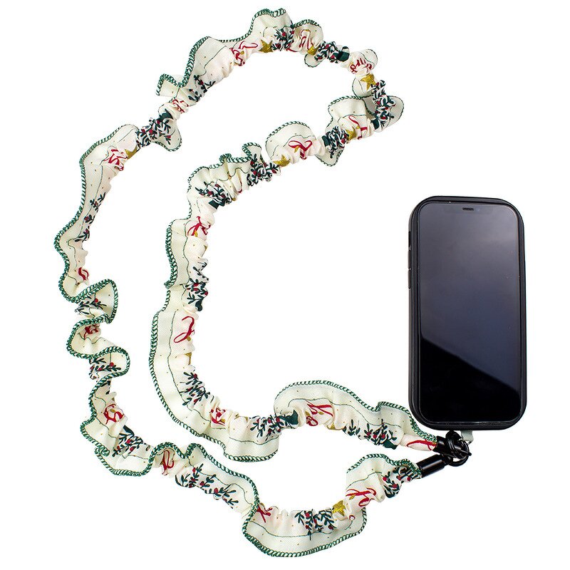 Mobile Phone Lanyard Manufacturer - Christmas Cute Wrist Pendant