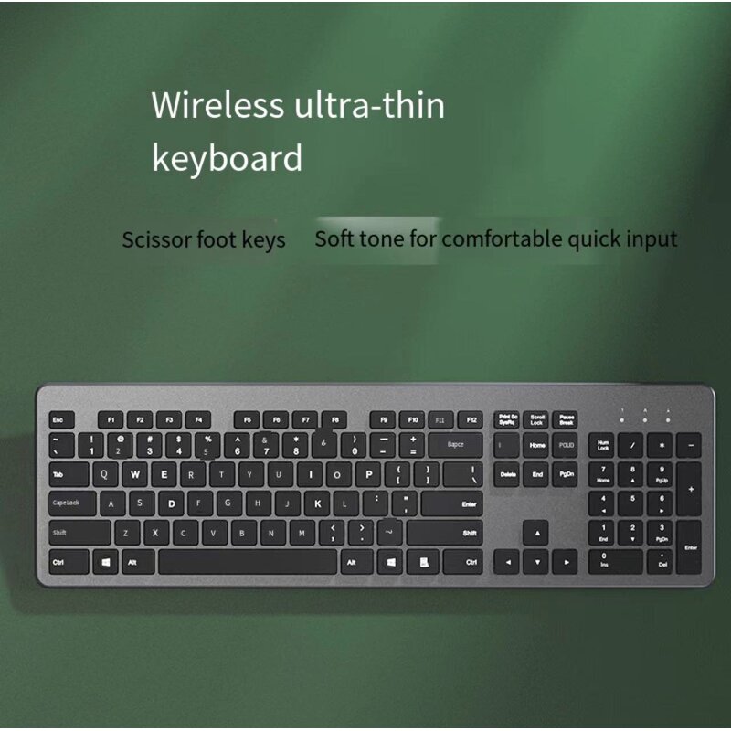Keyboard Mouse Set Manufacturer - Slim Silent Three-zone Wireless