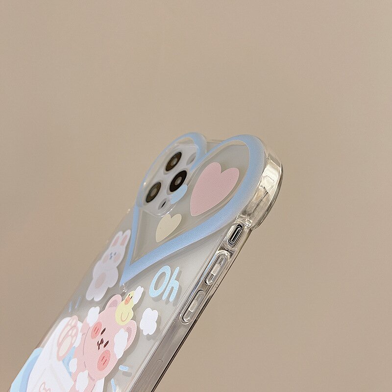 Phone Case Manufacturer - Cartoon Cute Transparent Soft Shell