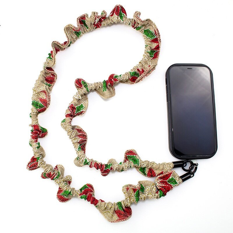 Mobile Phone Lanyard Manufacturer - Christmas Cute Wrist Pendant