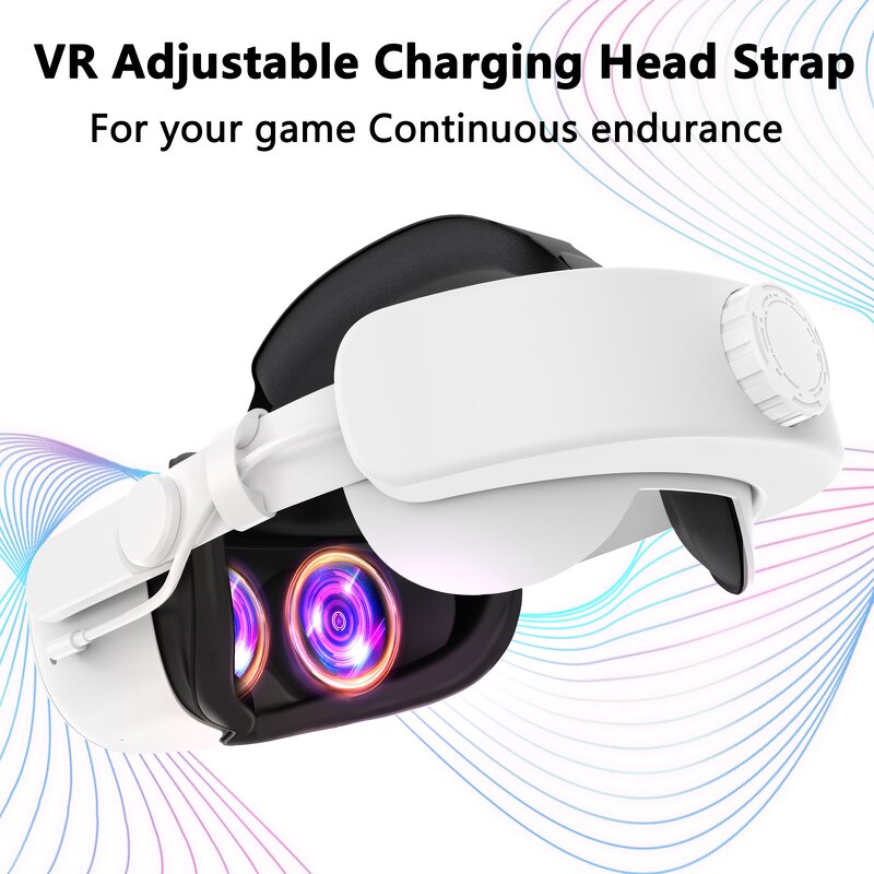 VR Headset Charger Manufacturer - Adjustable Headband 6400mah