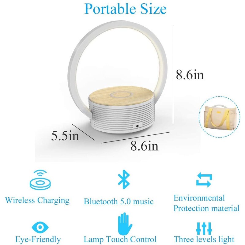 Wireless Charger Speaker Manufacturer - RGB Warm White Light
