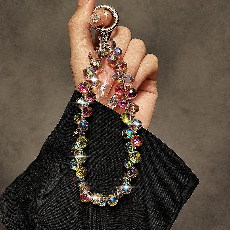 Mobile Phone Chain Manufacturer - Flash Crystal Jewelry Bag