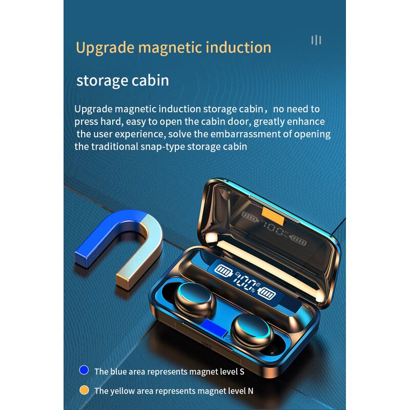 TWS Earbuds Manufacturer - F9-5C F9-9 Wireless IPX-5