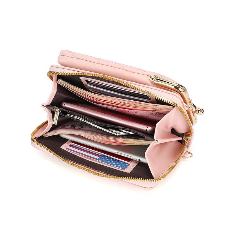 Crossbody Bag Manufacturer - Female PU Mobile Phone Bag