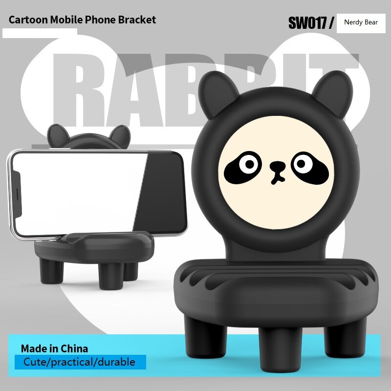 Mobile Phone Holder Manufacturer - Cartoon Animal Chair Desktop