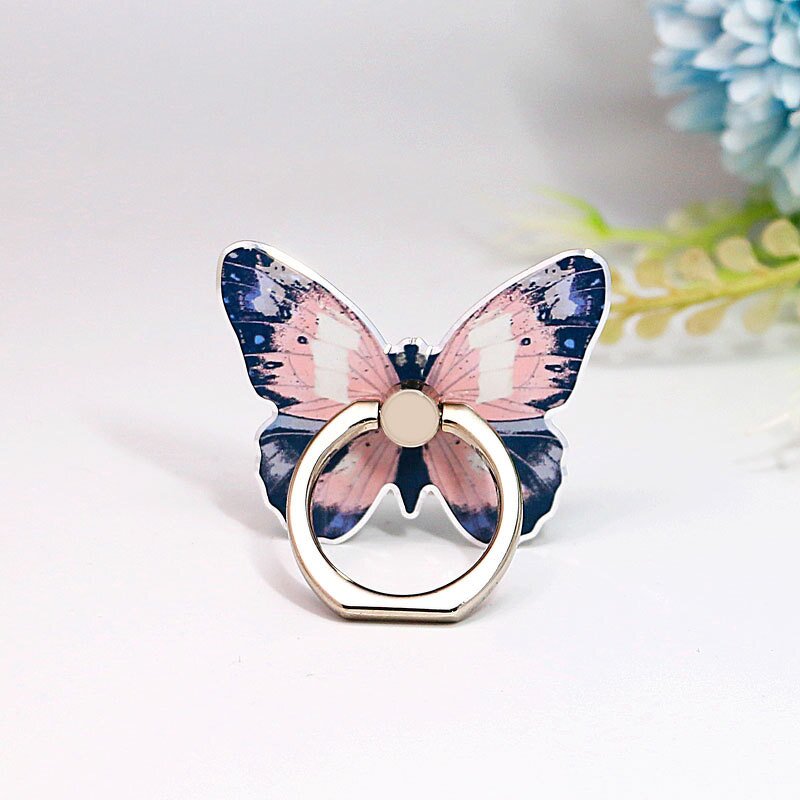 Mobile Phone Ring Manufacturer - Butterfly Painted Cartoon Cute
