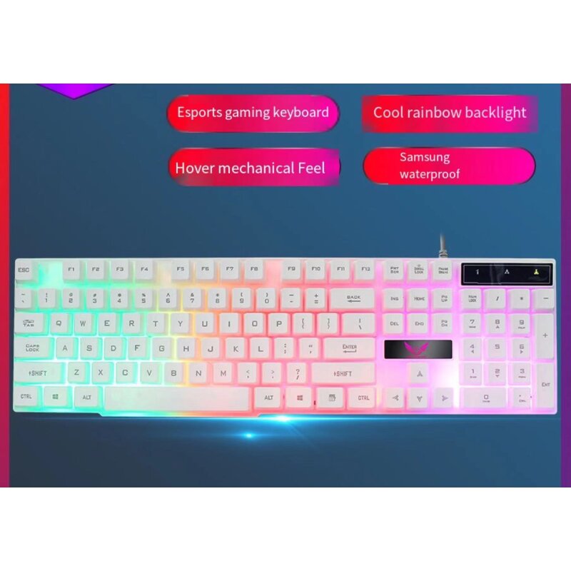 Gaming Keyboard Manufacturer - Mechanical Feel 104 Keys Waterproof