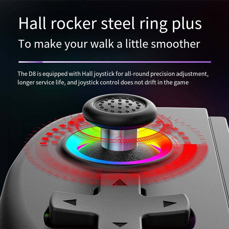 Game Controller Manufacturer - Stretch Handle RGB Light Effect