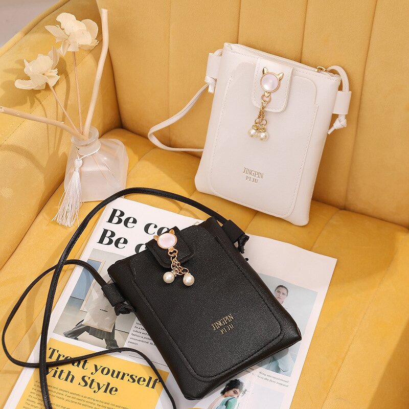 Crossbody Bag Manufacturer - Pearl Casual Chain Mobile Phone Bag