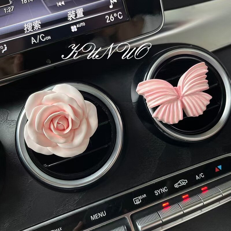 Car Fragrance Stone Manufacturer - Butterfly Tulip Flower