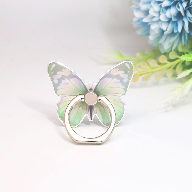 Mobile Phone Ring Manufacturer - Butterfly Painted Cartoon Cute