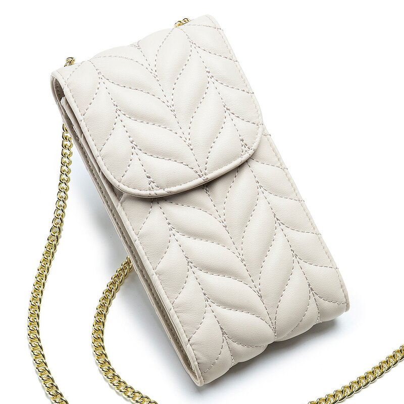 Mobile Phone Bag Manufacturer - Fashion Diagonal Leather Chain Bag