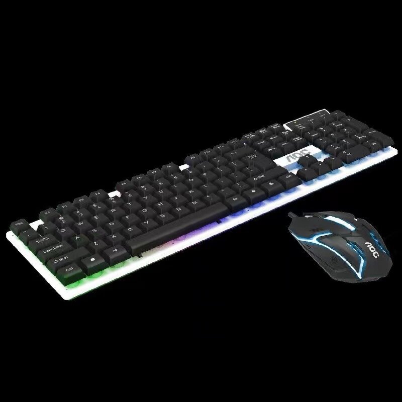 Keyboard Mouse Set Manufacturer - KM100 Wired USB Luminous